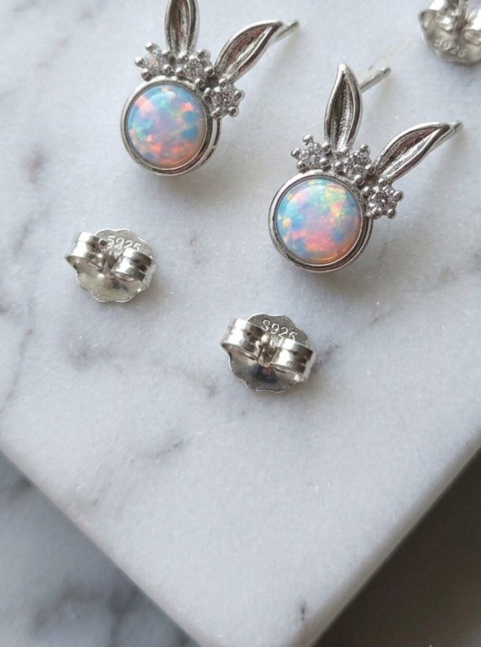 Bunny Sterling Silver Earrings
